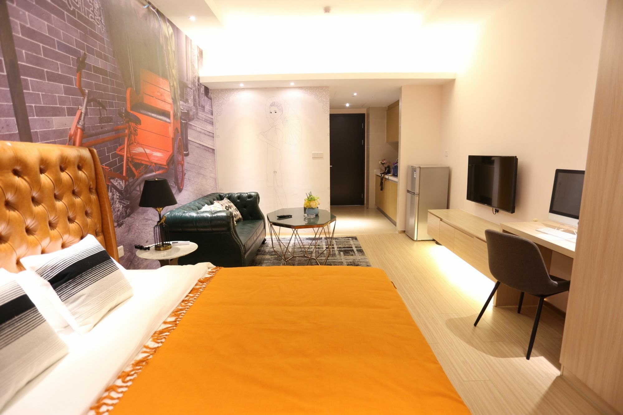 גואנגג'ואו Yumi Apartment Lida Plaza Branch מראה חיצוני תמונה